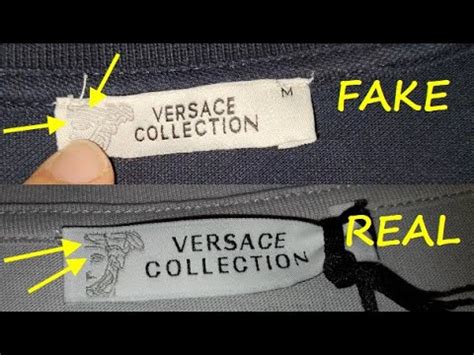 real versace shirt vs fake|authentic versace belt.